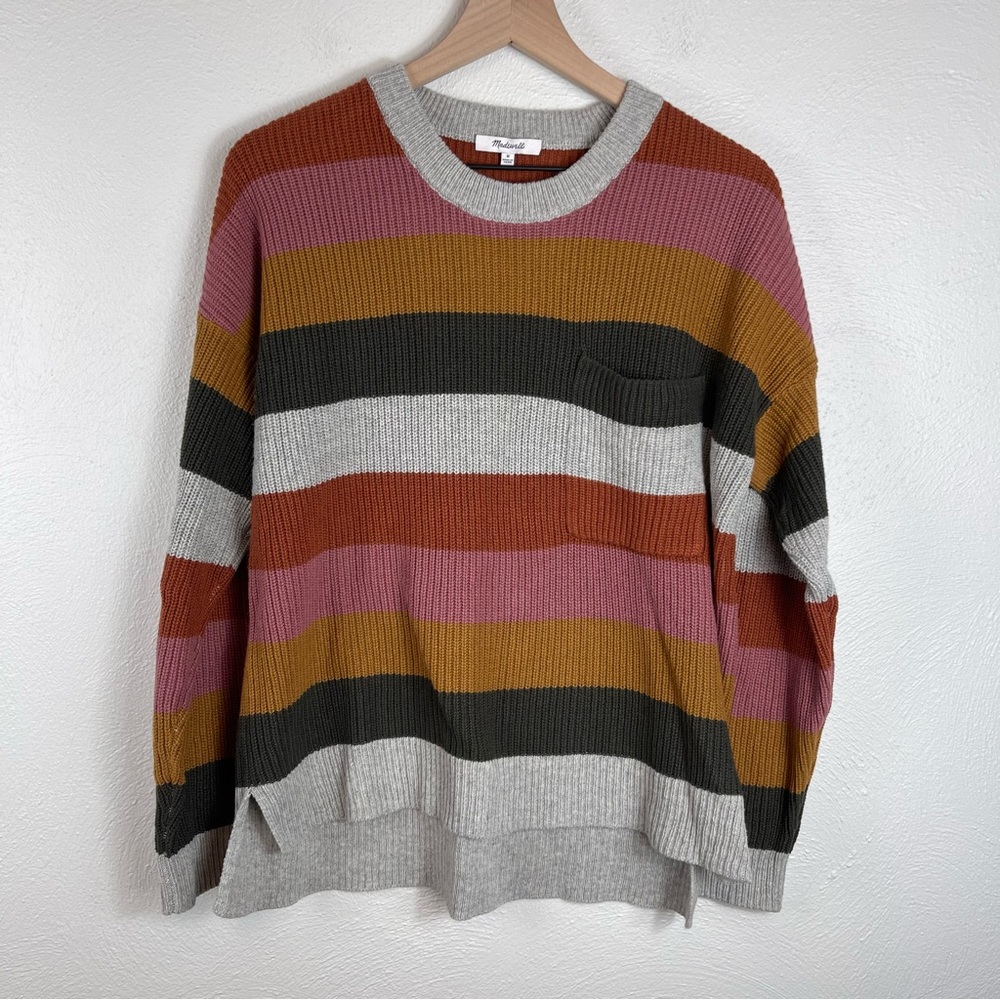 Madewell Thomas Pocket Striped Sweater M